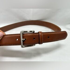 Jos A Bank brown leather belt, 34/85
